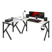 Huzaro Hero 6.3 Weißer Gaming-Schreibtisch