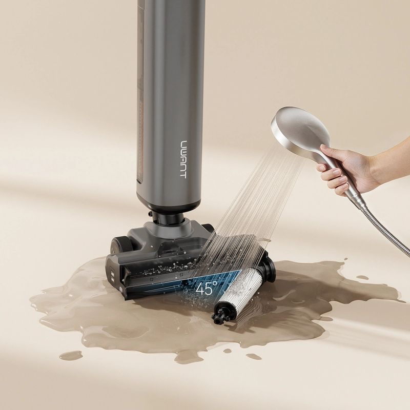 14. UWANT D800 Nass- und Trockensauger mit Wischfunktion und Ladestation – Grau