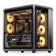 20. Jonsbo X400 PC-Gehäuse, Midi-Tower, ATX, gehärtetes Glas – grau