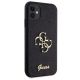 4. Guess GUHCN61HG4SGK Hülle für iPhone 11 / Xr – Schwarz Glitter Script Big 4G