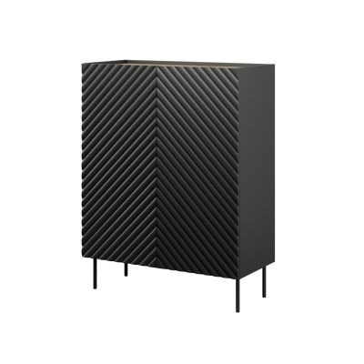 2D2SZ ONDA Bücherregal 98x45x127 schwarz