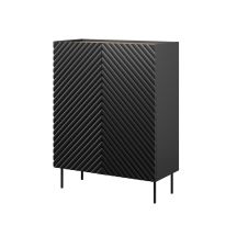 2D2SZ ONDA Bücherregal 98x45x127 schwarz