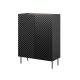 2D2SZ ONDA Bücherregal 98x45x127 schwarz
