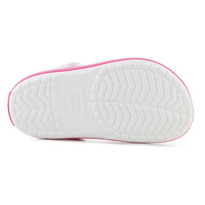 7. CROCS CROCBAND KINDER CLOG WEISS/PINK CRUSH 207006-6WU