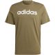 2. adidas Essentials Single Jersey Linear Logo-T-Shirt mit Stickerei M IC9280