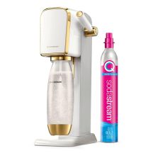 Sodastream ART Weißgold mit 1-Liter-PET-Flasche