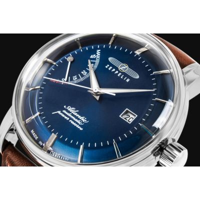 4. ZEPPELIN Atlantic Herrenuhr Automatik Gangreserve 8462-3 + Box