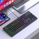 9. Wozinsky WKG-1044 Kabelgebundene Gaming-Tastatur mit Hintergrundbeleuchtung und Membrantastatur – Schwarz