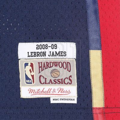 6. Mitchell &amp;Ness Cleveland Cavaliers NBA Swingman Jersey Lebron James M SMJYGS18156-CCANAVY08LJA