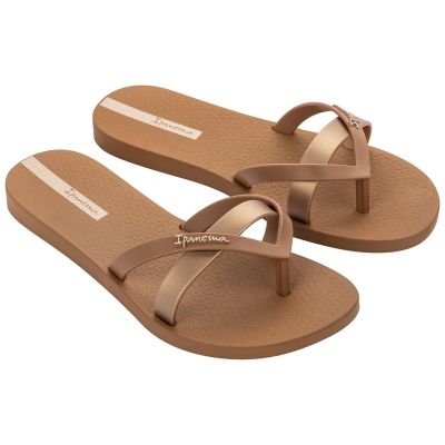 Ipanema Kirei Damen-Flip-Flops, modisch und bequem, braun für den Strand