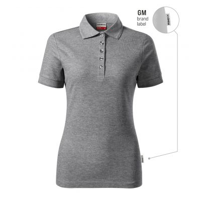 Reserve Damen Poloshirt (Dunkelgrau Melange (Markenlabel))