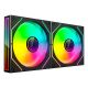 2. TACENS MARS MF-3DPROX2 Lüfter 120 ARGB x2 BK-Lüfter