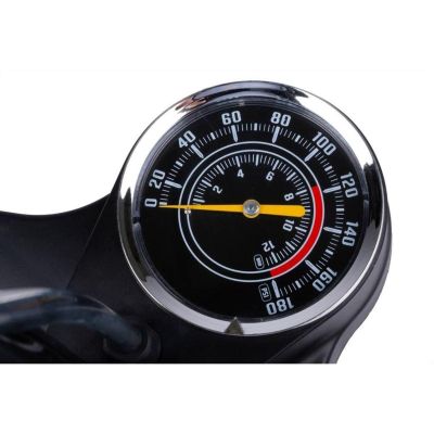 20. Werkstatt-/Fahrradpumpe 180 PSI (12 bar) mit Manometer XQMAX PRO