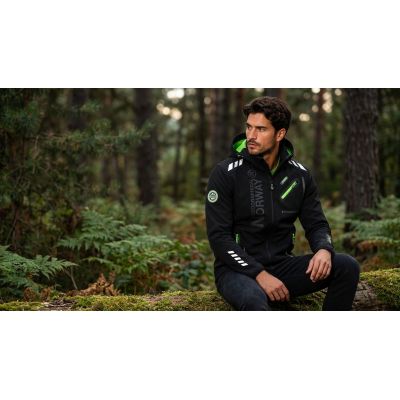 4. Herren-Softshelljacke Geographical Norway ROYAUTE MEN ASS A BS2 056 (WT1804H/GN-BLACK / GREEN)