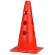 2. Verkehrsleitkegel mit Löchern 37,5 cm rot 