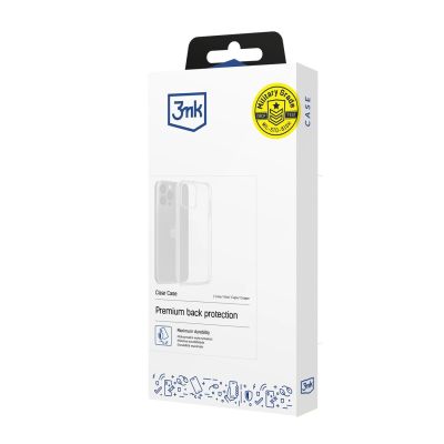 4. 3mk Clear Case für Samsung Galaxy S25+ – transparent