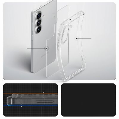 15. Spigen Ultra Hybrid Hülle für Samsung Galaxy S26+ - Transparent