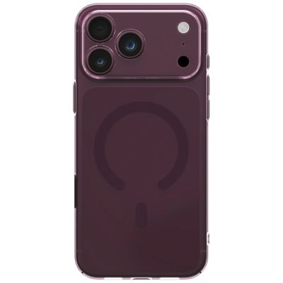 2. Uniq Airsuit Magclick Ladehülle für iPhone 18 Pro Max / 17 Pro Max – Burgunderrot
