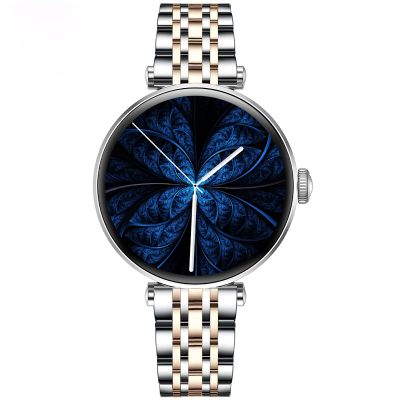 3. Smartwatch Gravity Silber Roségold Schwarz 2 Armbänder GT26-5