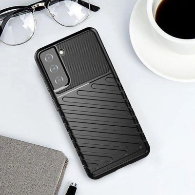 9. Thunder Case Hülle für Samsung Galaxy A14 5G Silikon Armor Case schwarz