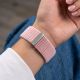5. Tech-Protect NylonLoop Armband für Apple Watch 44 / 45 / 46 / 49 mm – Pink