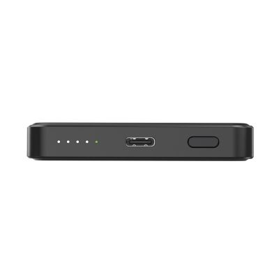 4. GEMBIRD Powerbank mit kabelloser Ladefunktion, 15 W, 5000 mAh, Schwarz