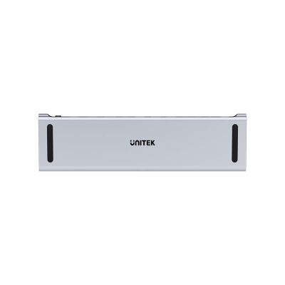 11. UNITEK KVM-Dockingstation mit 2x HDMI, 1x DP 4K, USB-C, MST, HDMI 2.0 und Standfuß