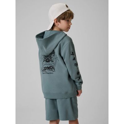 2. Locker geschnittener Kapuzenpullover für Jungen, Größe 4F 4FJRSS26TSWSM3052-46S
