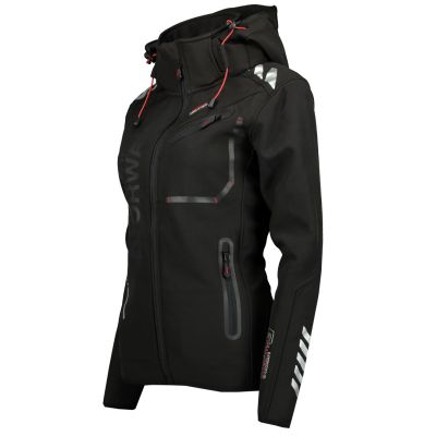 3. Lady Softshell Geographical Norway REINE BLACK-BLACK LADY 2601 DBC Black / Black (WW7043F/GN Black / Black)/wu8088