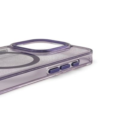 3. Glitter Case MagSafe für iPhone 16 – Lila mit Glitzer
