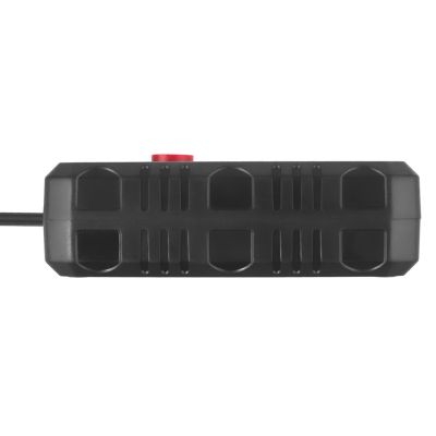 3. MACLEAN Steckdosenleiste, Verlängerungskabel mit 2 Steckdosen + 3 USB-Anschlüssen, 110–240 V Wechselstrom, 50/60 Hz, max. 2,1 A, 2500 W, 1,5 m, Schwarz, MCE387 B
