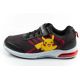 2. Leomil Kinder-Sportschuhe Pokémon-Sneaker, leicht, mit Klettverschluss und LED-Beleuchtung, schwarz