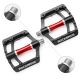 3. Rockbros 2020-12CBK Plattform-Fahrradpedale aus Aluminium – Schwarz