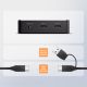 8. Axagon ADSA-M2C11 Festplatten-Dockingstation USB 3.2 Gen 2 (3.1 Gen 2) Typ-C Schwarz