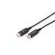 14. Digitus Hybrid-Glasfaser-HDMI-Kabel AOC, UHD 8K, 100 m