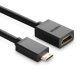 2. Ugreen adapterkabel HDMI (Buchse) - mini HDMI (Stecker) 4K 60 Hz Ethernet HEC ARC Audio 32 Kanäle 22 cm schwarz (20137)