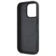 7. DKNY Repeat Pattern Stack Logo MagSafe-Hülle für iPhone 16 Pro – Schwarz