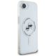 4. Karl Lagerfeld IML Metal Karl & Choupette Heads MagSafe iPhone 16e Hülle - Weiß