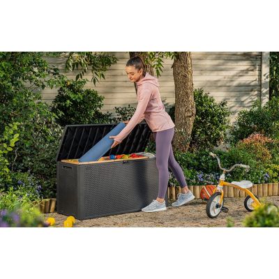 4. Graphitfarbener Gartenkasten 277L 249384 KETER