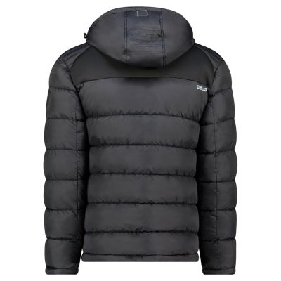 3. Herrenjacke Geographical Norway BEACHWOOD NO CONSTRAST BLACK-BLACK DB MEN 068 (WZ7433H/GN-BLACK / BLACK)