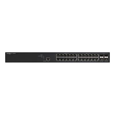 LANCOM GS-3628XP Managed L2/L3 2,5-Gbit/s-Ethernet-Router (100/1000/2500 Mbit/s) mit PoE-Unterstützung, 1 HE, Schwarz