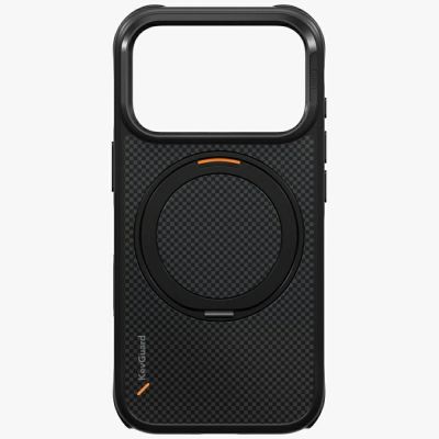 3. Uniq Keva Mov Magclick Ladehülle für iPhone 18 Pro / 17 Pro – Schwarz