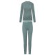 11. VIKING Gasher Lady Set Merino Damen Unterwäsche Größe S grün