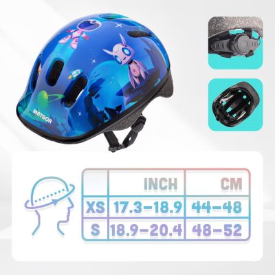 14. Meteor KS06 Alien Jr Fahrradhelm 17439 Größe S 48-52 cm