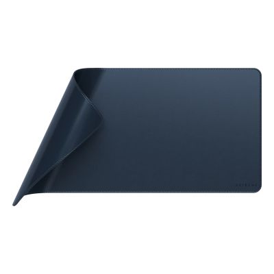 5. Satechi Premium Schreibtischunterlage aus veganem Leder (Blau)