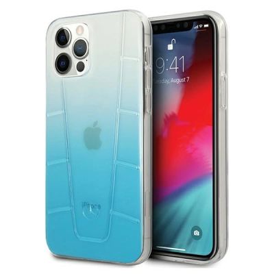 Mercedes Transparent Line Case für iPhone 12 / iPhone 12 Pro - Blau