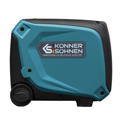 6. Könner & Söhnen KS 4000iE S Generator 3500 W 12 l Benzin Schwarz, Marine