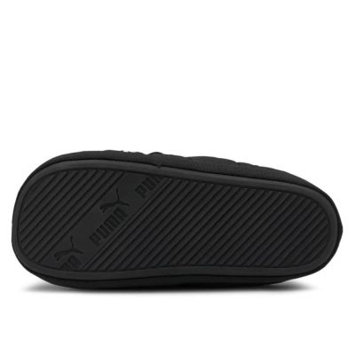 2. Winter-Hausschuhe für Damen/Herren als Pantoletten PUMA SCUFF BLACK, schwarz, gefüttert (384945-01)