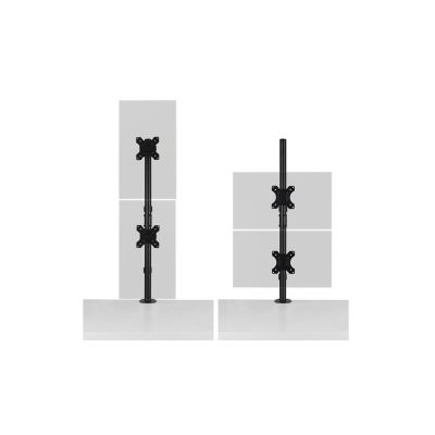 7. Kensington Monitorarm bis 32 Zoll, 2TFT, max. 9 kg, schwarz, Vertik