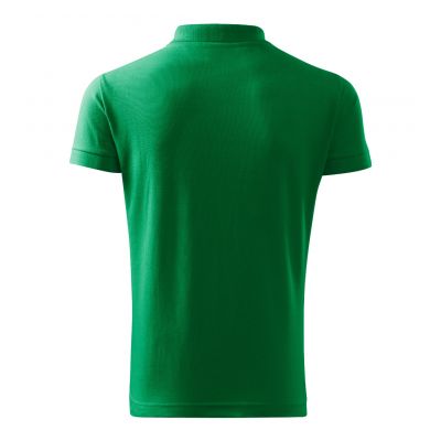 3. Malfini Cotton M MLI-21216 grasgrünes Poloshirt